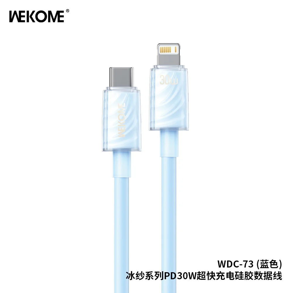WEKOME 65W Super Fast Charging Cable – Type-C & iPhone Laptop Compatible