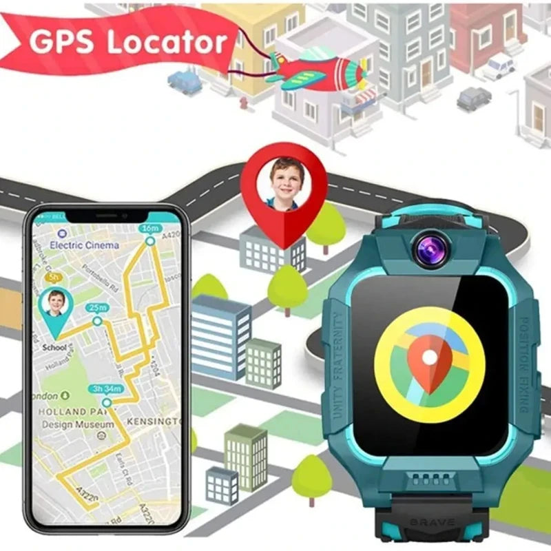 Xiaomi Kids 4G Smart Watch – GPS Tracker, SOS Call, Waterproof Children’s Watch