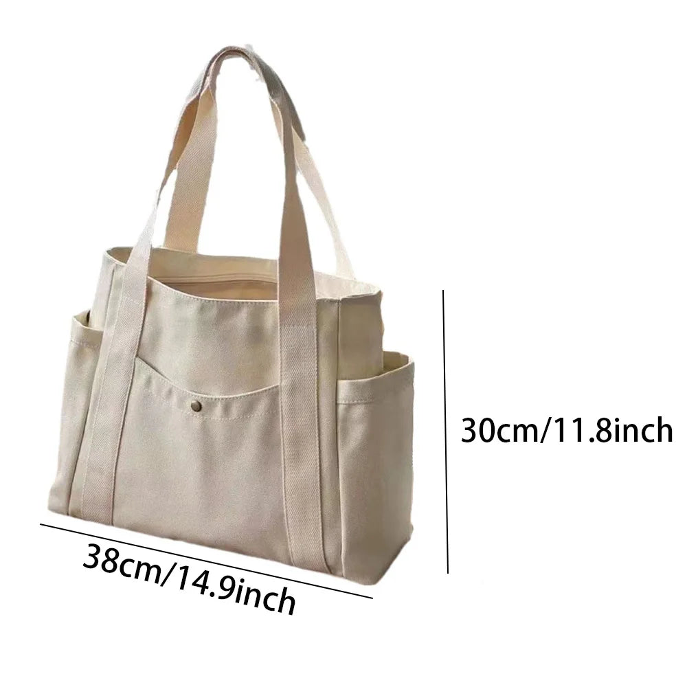 Canvas Tote Bag for Work, School & Everyday Use