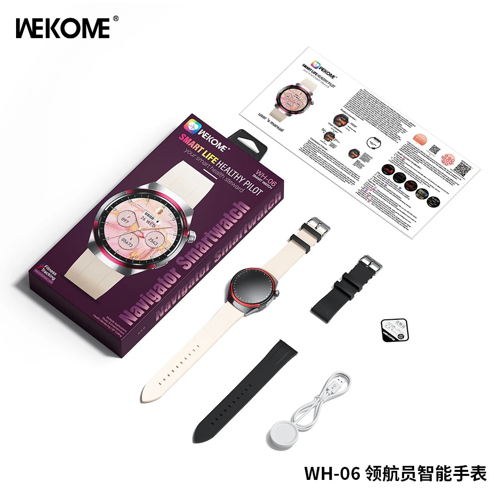 WEKOME Women’s Smart Watch with Blood Oxygen, Heart Rate, Sleep & Fitness Tracking, NFC, Bluetooth Call