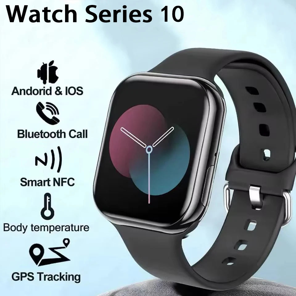 2025 Series 10 Smartwatch GPS Bluetooth Call Music Video Heart Rate Waterproof NFC