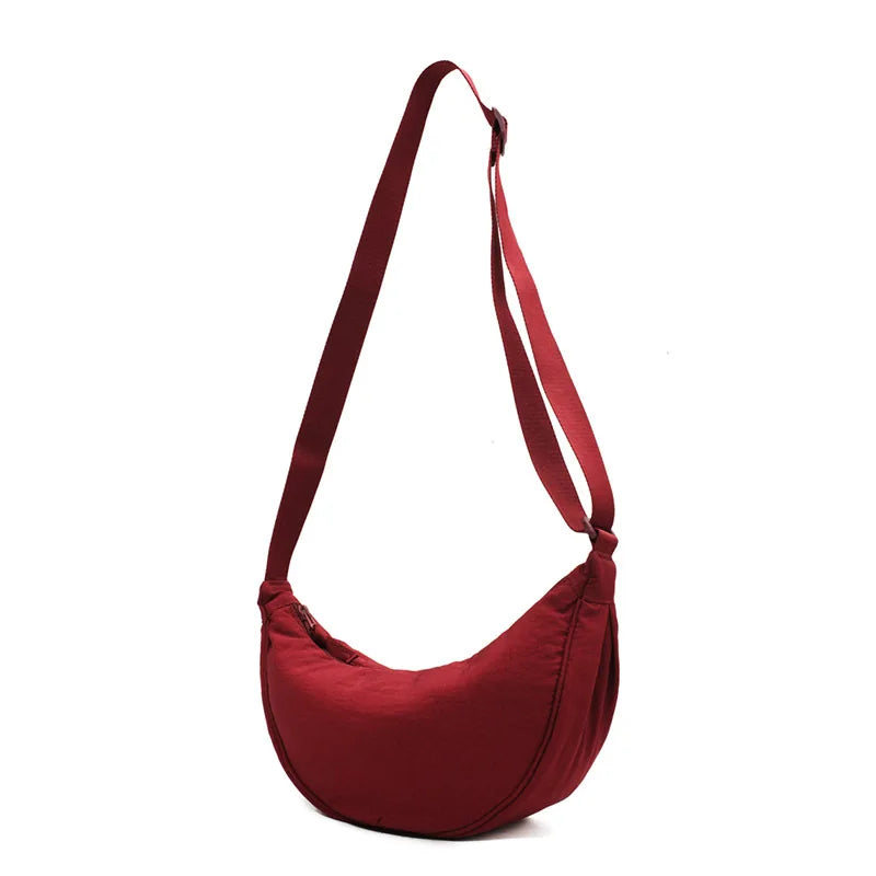 Women's Casual Nylon Crossbody Hobo Bag – Large Capacity Tote & Travel Purse