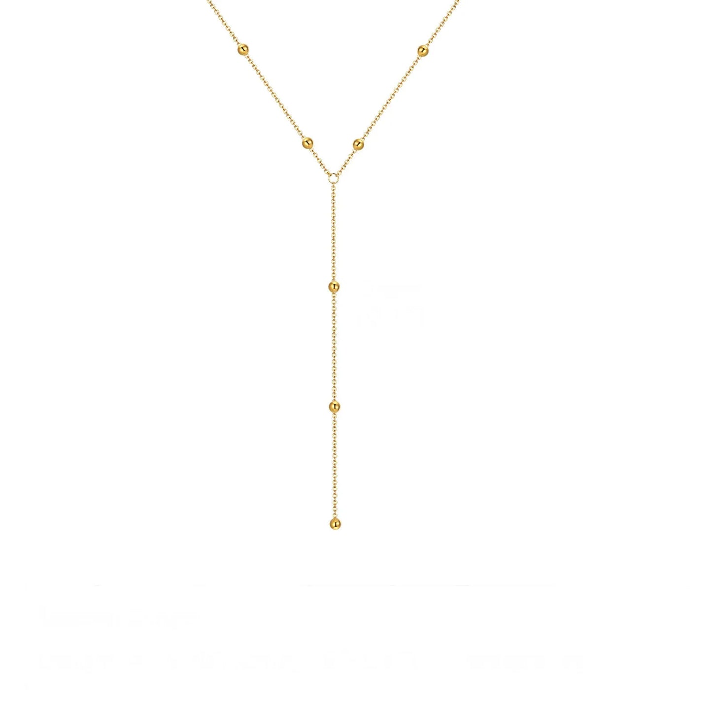 Simple Beaded Tassel Necklace – Women’s Layering Accessory Gift