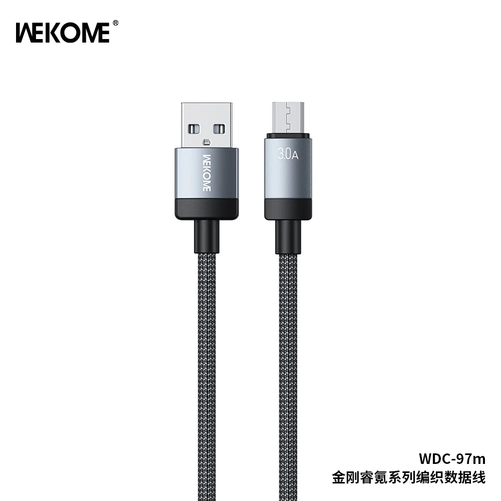 WEKOME 6A 60W Braided Fast Charging Cable – Universal Type-C & Micro USB