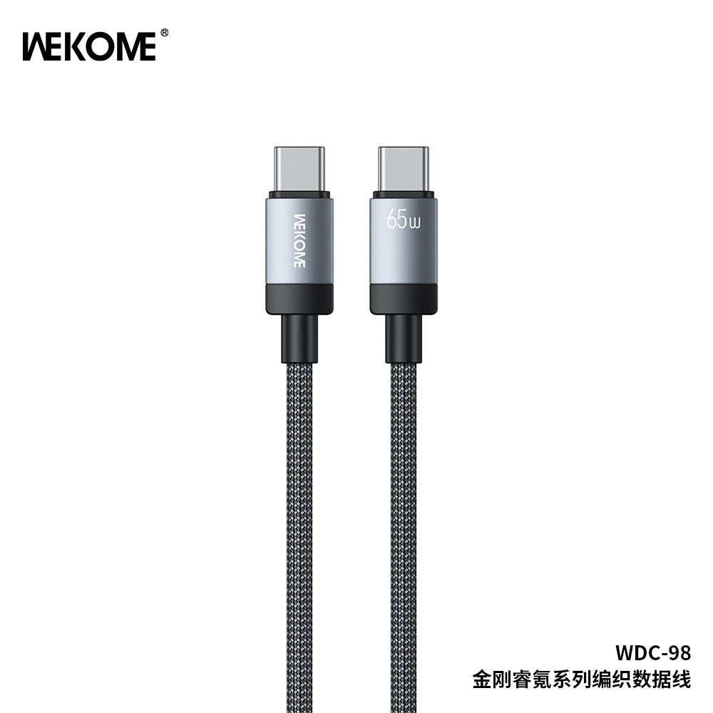 WEKOME 6A 60W Braided Fast Charging Cable – Universal Type-C & Micro USB