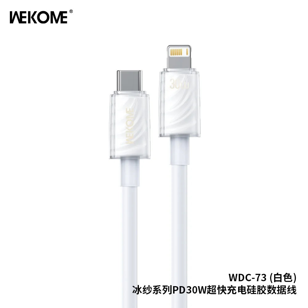 WEKOME 65W Super Fast Charging Cable – Type-C & iPhone Laptop Compatible