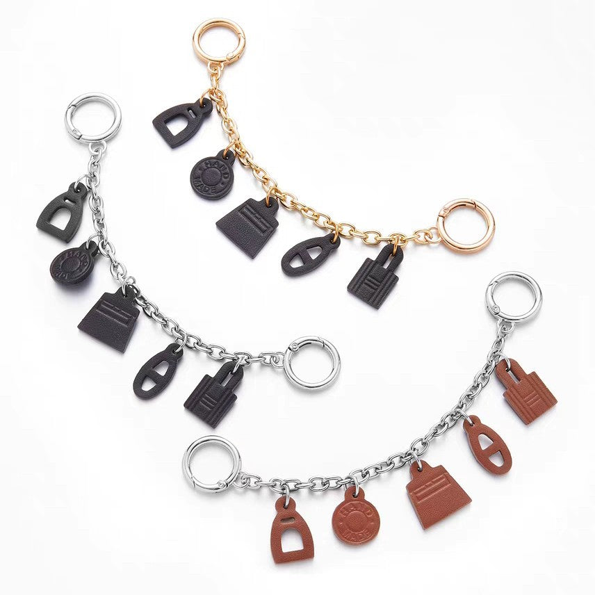 Handmade Pig Nose Bag Chain – Luxury Handbag Charm for Hermès Birkin, Kelly & Platinum Bags