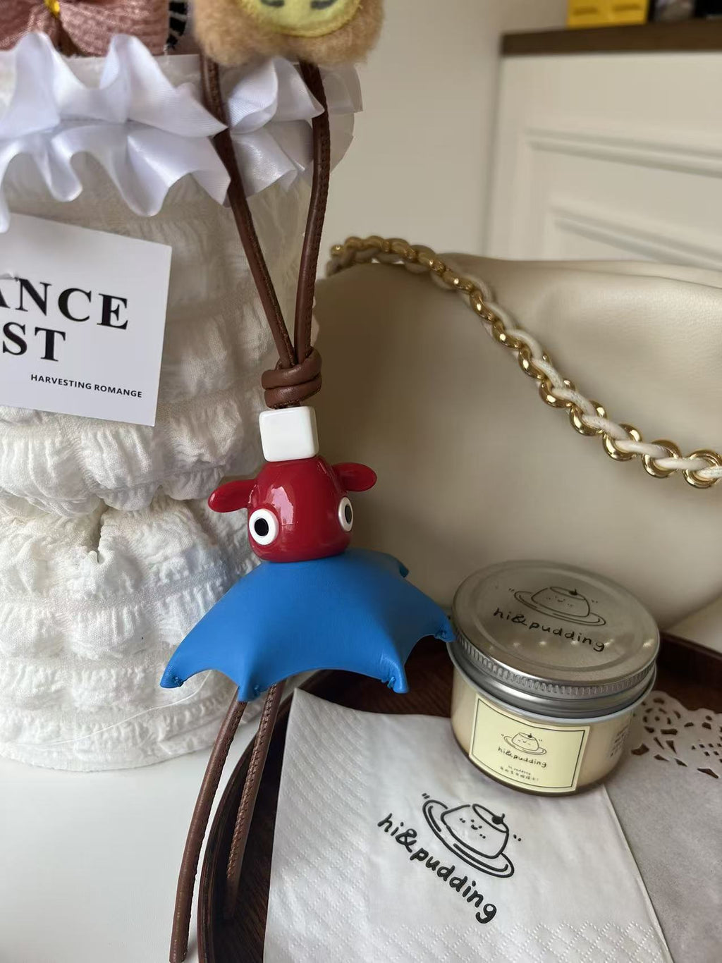 Elf Bag Pendant Tassel – Cute Doll Keychain & Car Hanging Accessory
