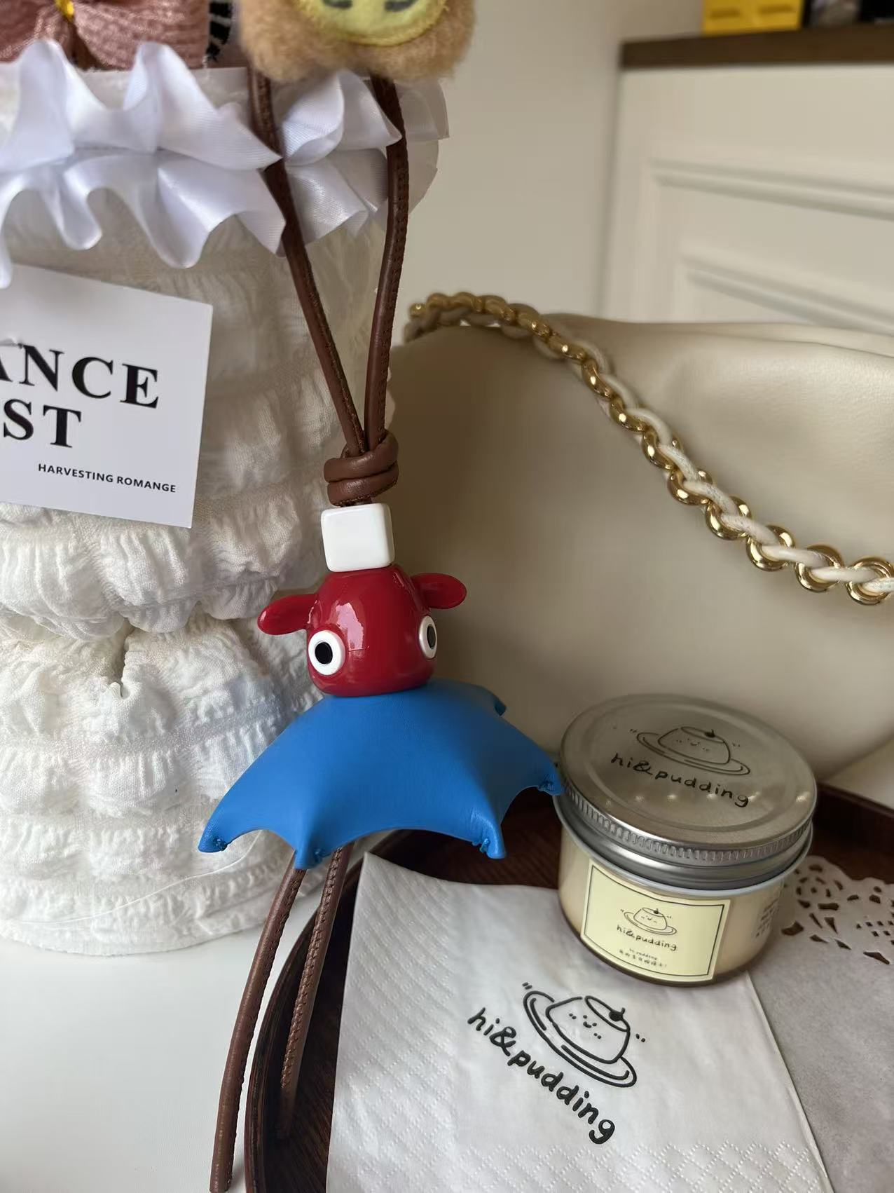 Elf Bag Pendant Tassel – Cute Doll Keychain & Car Hanging Accessory