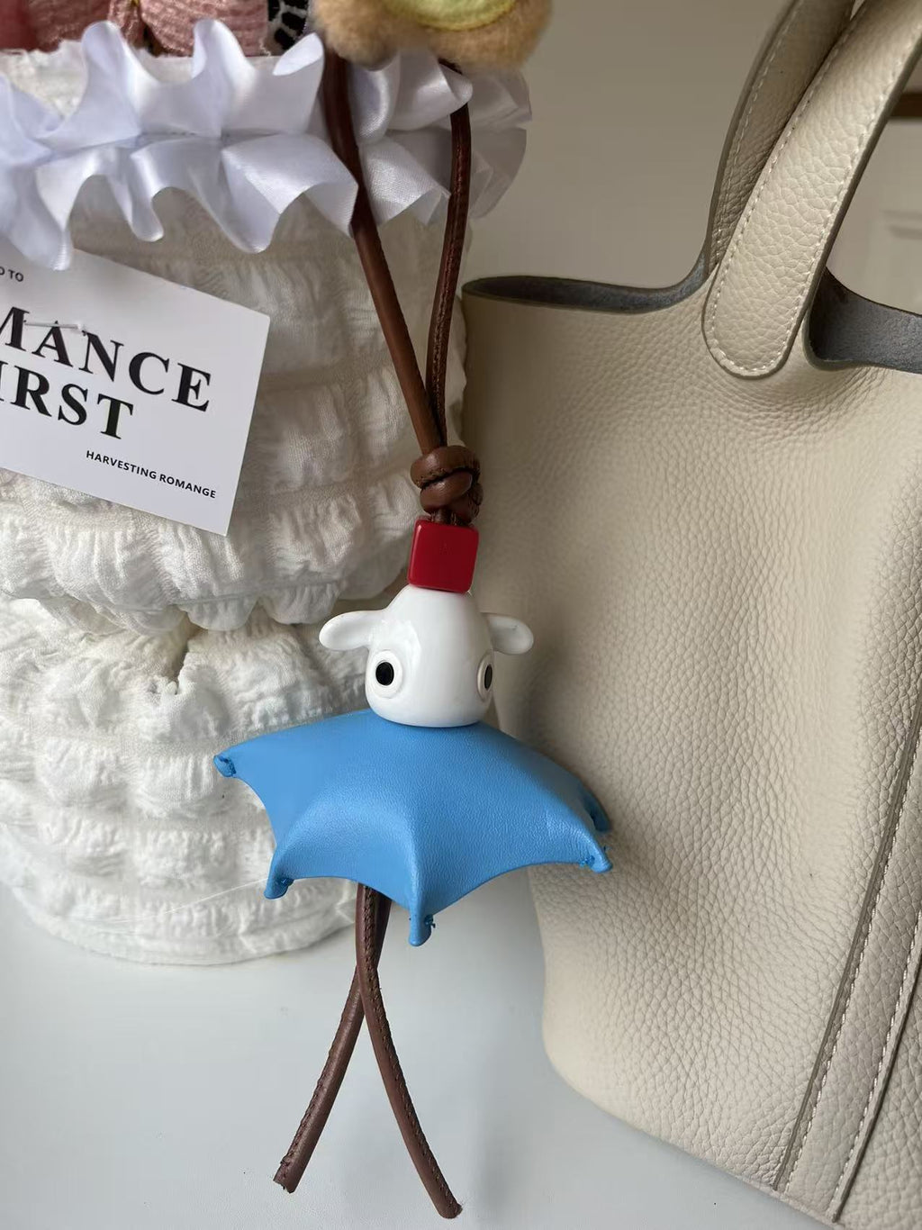 Elf Bag Pendant Tassel – Cute Doll Keychain & Car Hanging Accessory