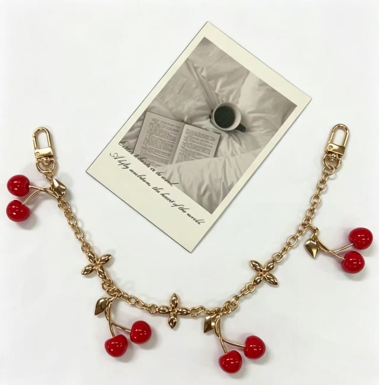 Cherry Bag Hanging Chain – Fashionable Versatile Luggage Accessory