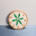 Creative Painted Shell Insulation Pad – Artisan-Crafted Heat Protection for Your Home