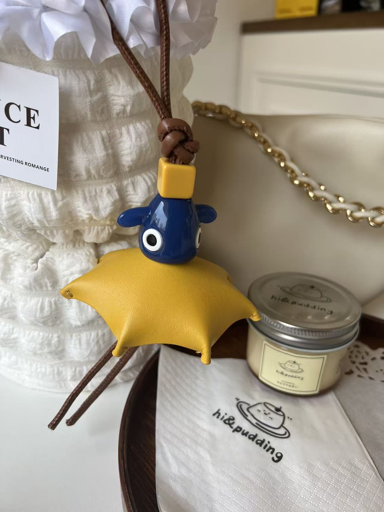 Elf Bag Pendant Tassel – Cute Doll Keychain & Car Hanging Accessory
