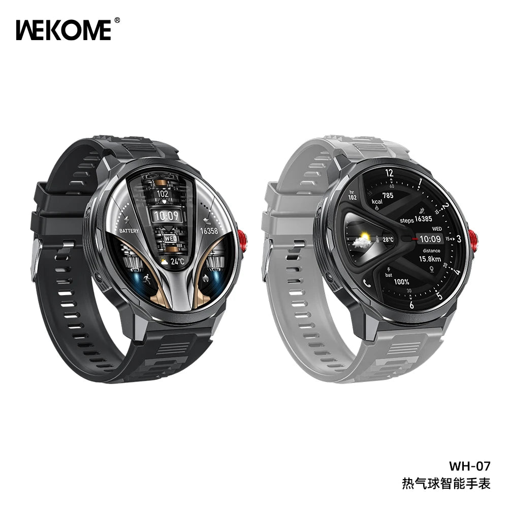 WEKOME Smart Watch – Sleep Monitor, Blood Oxygen, Heart Rate, Step Counter, NFC, Bluetooth Call, Sports Modes