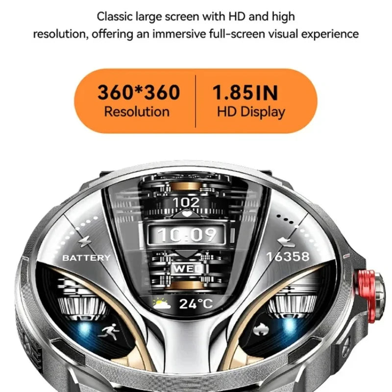 WEKOME Smart Watch – Sleep Monitor, Blood Oxygen, Heart Rate, Step Counter, NFC, Bluetooth Call, Sports Modes