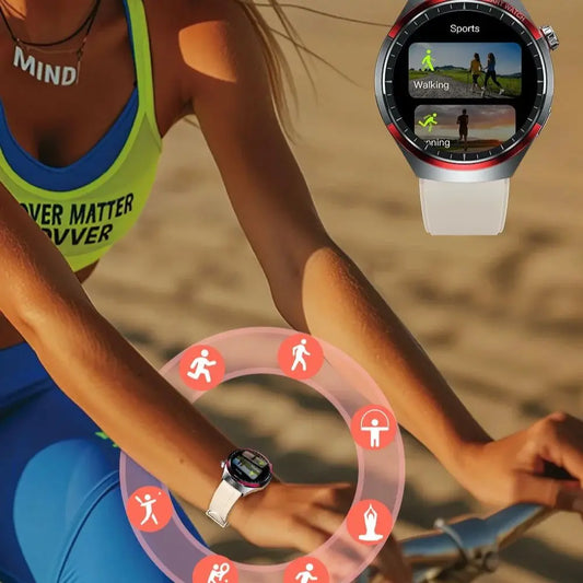 WEKOME Women’s Smart Watch with Blood Oxygen, Heart Rate, Sleep & Fitness Tracking, NFC, Bluetooth Call