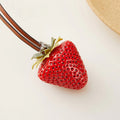 Handmade Fruity Pendant with Premium Plated Chain, Durable & Wear-Resistant Purse Accessory for Women, Cute Gift for Handbag Lovers